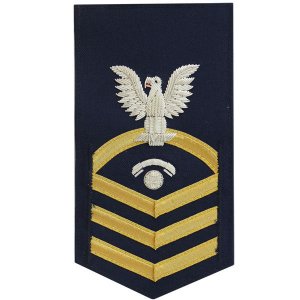 Coast Guard E7 Rating Badge: Information Specialist 