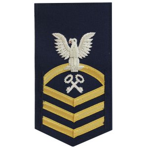Coast Guard E7 Rating Badge: Storekeeper 