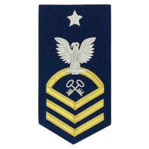 Coast Guard E8 Rating Badge: Storekeeper 