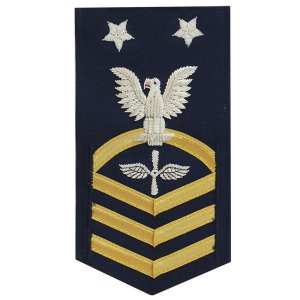 Coast Guard E9 Rating Badge: Aviation Maintenance Technician