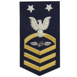 Coast Guard E9 Rating Badge: Avionics Electrical Technician