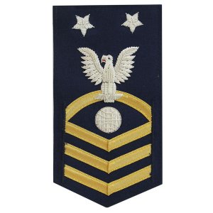 Coast Guard E9 Rating Badge: Electrician Mate