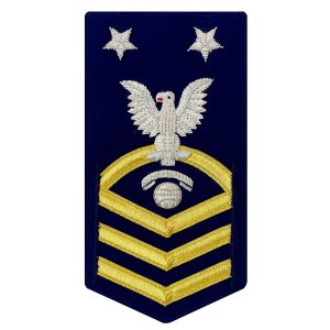 Coast Guard E9 Rating Badge: Information Specialist 