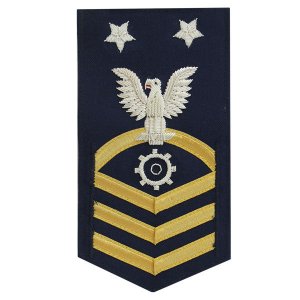 Coast Guard E9 Rating Badge: Machinery Technician 
