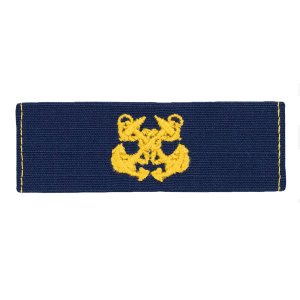Coast Guard Embroidered Collar Device: Boatswain, Ripstop fabric