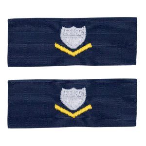 Coast Guard Embroidered Collar Device: E4 Petty Officer, Ripstop fabric