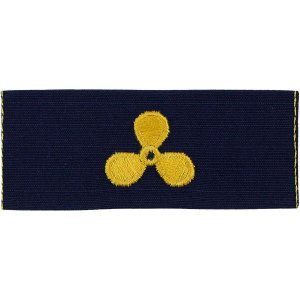 Coast Guard Embroidered Collar Device: Naval Engineering, Ripstop fabric
