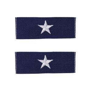 Coast Guard Embroidered Collar Device: Rear Admiral Lower, Ripstop fabric