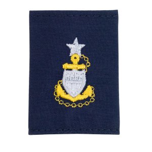 Coast Guard Embroidered Parka Tab: E8 CPO: Senior