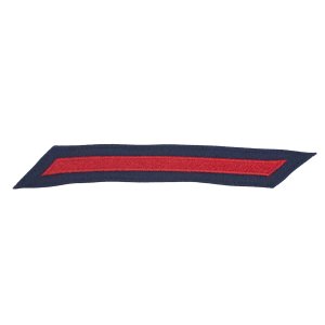 Coast Guard Hash Marks: Enlisted, Red on Blue Serge, Set of 1