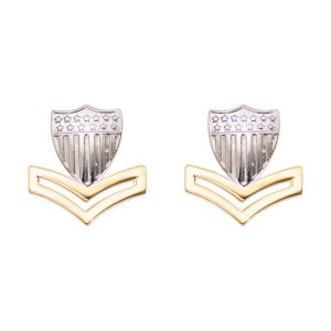 Coast Guard Metal Collar Device: E5 Petty Officer