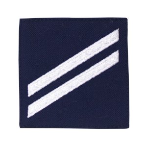 Coast Guard Ratting Badge: Group Rate E2 Seaman, blue serge
