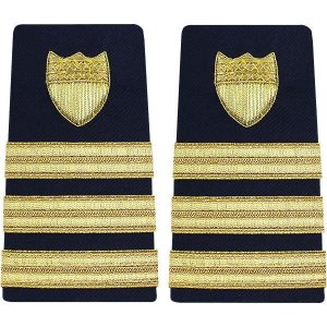 Coast Guard Shoulder Board: Enhanced Commander, female