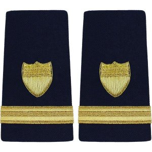 Coast Guard Shoulder Board: Enhanced Ensign, female