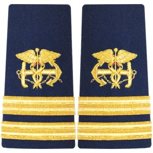 Coast Guard Shoulder Board: Enhanced Public Health Service Lieutenant PHS