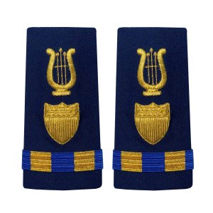 Coast Guard Shoulder Board: Enhanced Warrant Officer 2 Bandmaster
