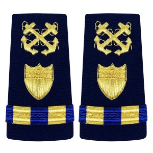 Coast Guard Shoulder Board: Enhanced Warrant Officer 2 Boatswain, Female