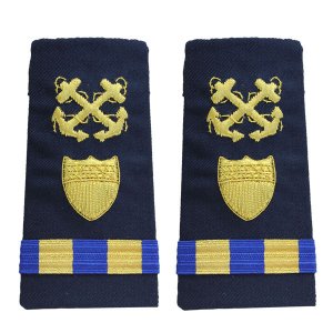 Coast Guard Shoulder Board: Enhanced Warrant Officer 2 Boatswain