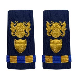 Coast Guard Shoulder Board: Enhanced Warrant Officer 2 Diver