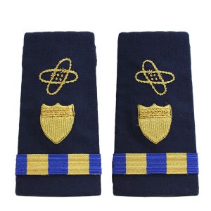 Coast Guard Shoulder Board: Enhanced Warrant Officer 2 Electronics