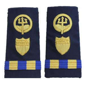 Coast Guard Shoulder Board: Enhanced Warrant Officer 2 Marine Safety Response