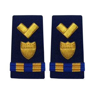 Coast Guard Shoulder Board: Enhanced Warrant Officer 2 Material Maintenance, Female