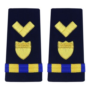 Coast Guard Shoulder Board: Enhanced Warrant Officer 2 Material Maintenance