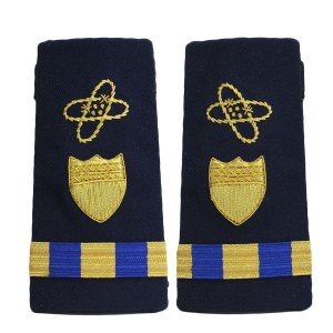 Coast Guard Shoulder Board: Enhanced Warrant Officer 3 Electronics