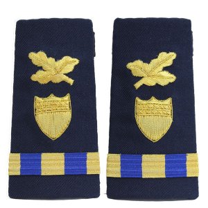 Coast Guard Shoulder Board: Enhanced Warrant Officer 3 Finance and Supply