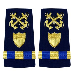Coast Guard Shoulder Board: Enhanced Warrant Officer 3 Information Systems Management, Female