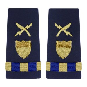 Coast Guard Shoulder Board: Enhanced Warrant Officer 3 Intelligence Systems Specialist