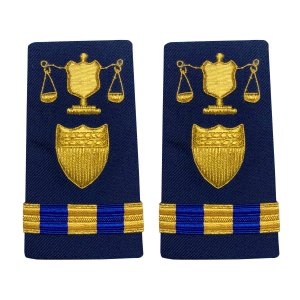 Coast Guard Shoulder Board: Enhanced Warrant Officer 3 Investigator, Female