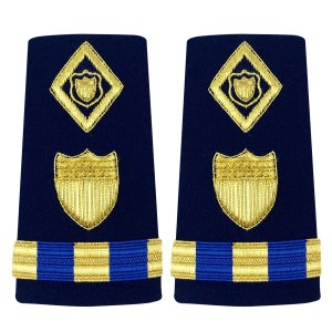 Coast Guard Shoulder Board: Enhanced Warrant Officer 3 Maritime Law Enforcement, Female