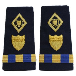 Coast Guard Shoulder Board: Enhanced Warrant Officer 3 Maritime Law Enforcement