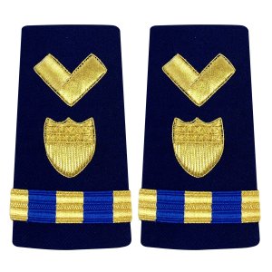 Coast Guard Shoulder Board: Enhanced Warrant Officer 3 Material Maintenance, Female
