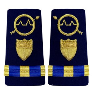 Coast Guard Shoulder Board: Enhanced Warrant Officer 3 Operations Systems, Female