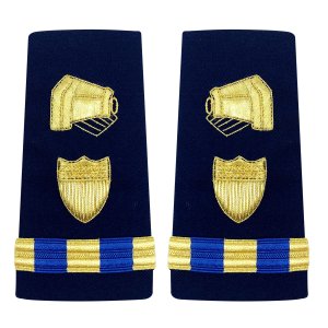 Coast Guard Shoulder Board: Enhanced Warrant Officer 3 Public Information, Male