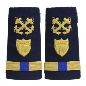 Coast Guard Shoulder Board: Enhanced Warrant Officer 4 Boatswain