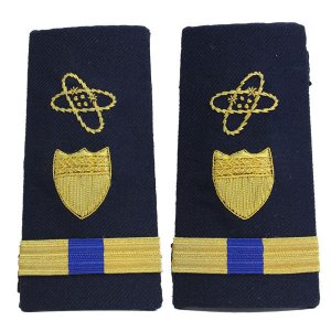 Coast Guard Shoulder Board: Enhanced Warrant Officer 4 Electronics