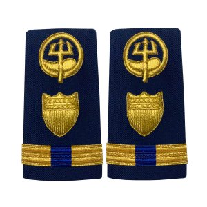 Coast Guard Shoulder Board: Enhanced Warrant Officer 4 Marine Safety Response, Female