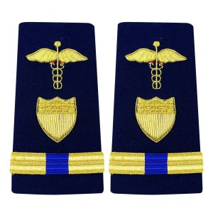 Coast Guard Shoulder Board: Enhanced Warrant Officer 4 Medical Administration, Female