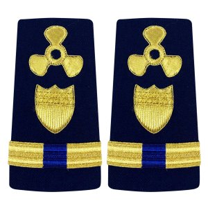 Coast Guard Shoulder Board: Enhanced Warrant Officer 4 Naval Engineering, Female