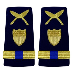 Coast Guard Shoulder Board: Enhanced Warrant Officer 4 Personnel Administration, Female