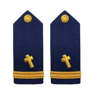 Coast Guard Shoulder Board: Ensign Christian Chaplain