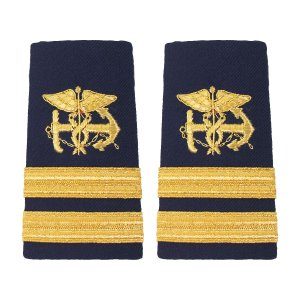 Coast Guard Shoulder Board: Female Enhanced Public Health Service Lieutenant PHS