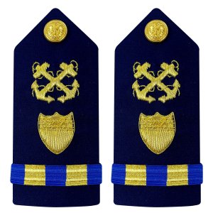 Coast Guard Shoulder Board: Warrant Officer 2 Boatswain, Female