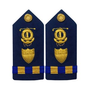 Coast Guard Shoulder Board: Warrant Officer 2 Marine Safety Specialist Deck, Female