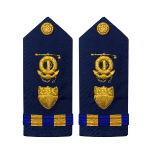 Coast Guard Shoulder Board: Warrant Officer 2 Marine Safety Specialist Deck, Male