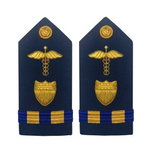 Coast Guard Shoulder Board: Warrant Officer 2 Medical Administration, Female
