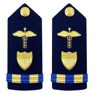 Coast Guard Shoulder Board: Warrant Officer 2 Medical Administration, Male